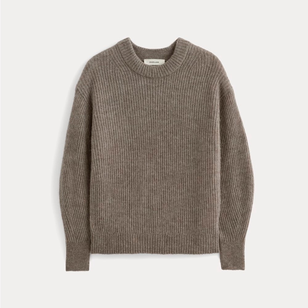 Everlane The Cocoon Crew in Alpaca - Picture 2 of 5